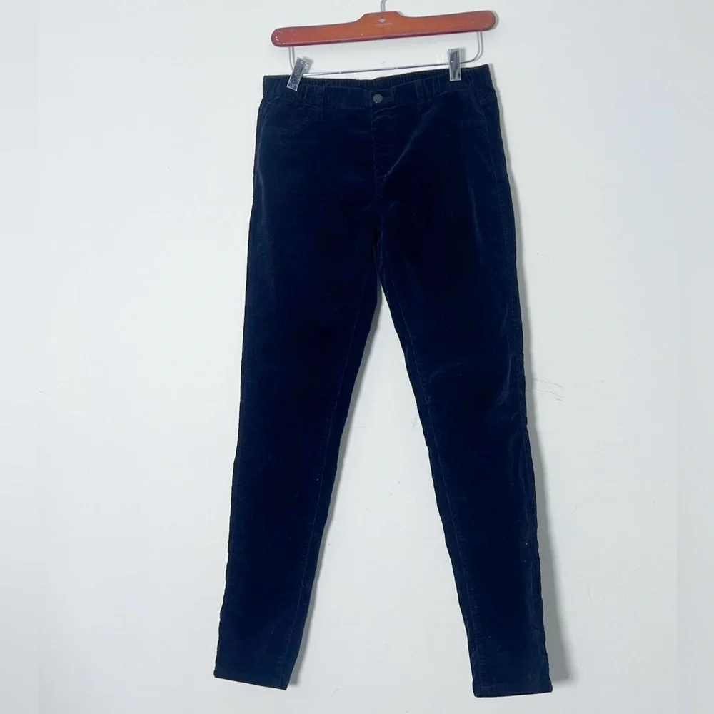 Uniqlo Women’s Black Corduroy Pull On Skinny Pants - Picture 2 of 5